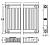 Kermi FKO 11 900х400 панельный радиатор с боковым подключением