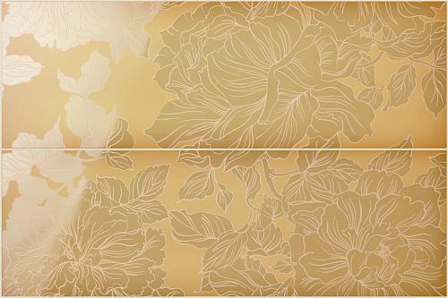 Iris Slide Comp. Flowers Caramel 40x60 см Декор