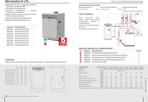 ACV Alfa Comfort Е 75 Чугунный котел